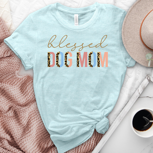 Blessed dog mom heathered tee