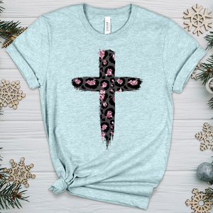 Leopard Cross V4 Heathered Tee