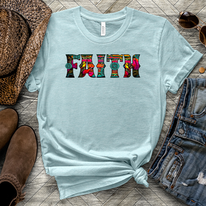 Faith Serape Heathered Tee