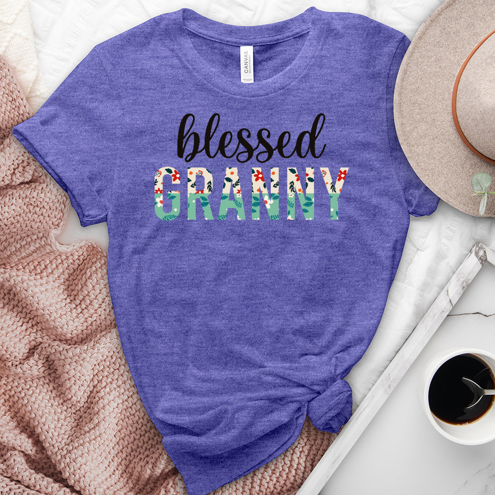 Blessed Granny Heathered Tee