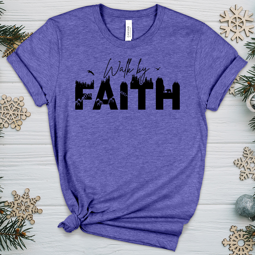 Walk By Faith Wilderness Heathered Tee