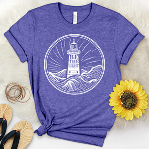 Be The Light Heathered Tee