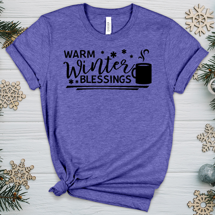 Warm Winter Blessings Heathered Tee