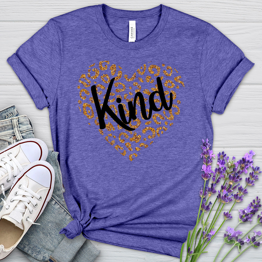 Kind Gold Heart Heathered Tee