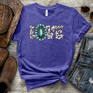 Love Cowgirl Heathered Tee