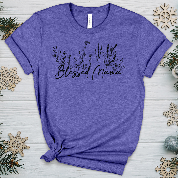 Blessed Mama Heathered Tee