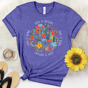 Love Is Patient Garden Heathered Tee