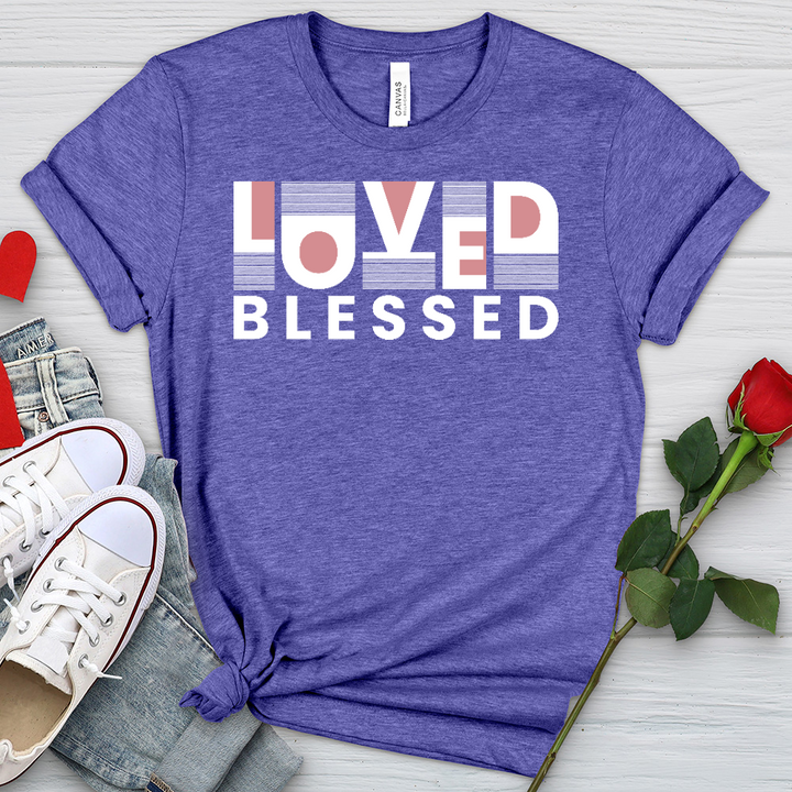 Loved Blessed Heathered Tee