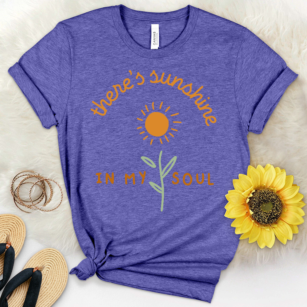 There's Sunshine Heathered Tee