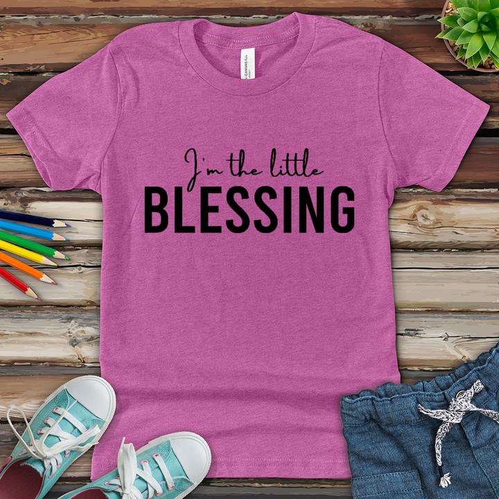 Little Blessing Youth Heathered Tee