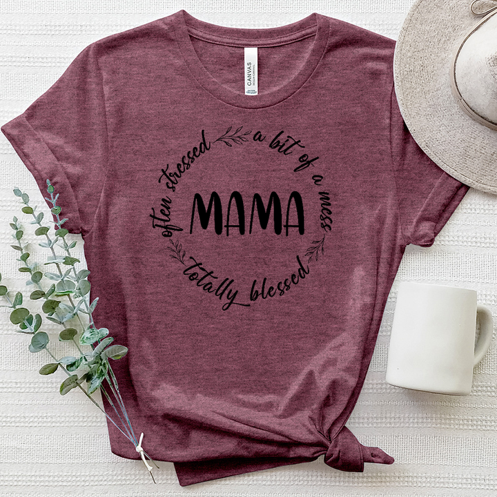 Mama Is Circle Heathered Tee