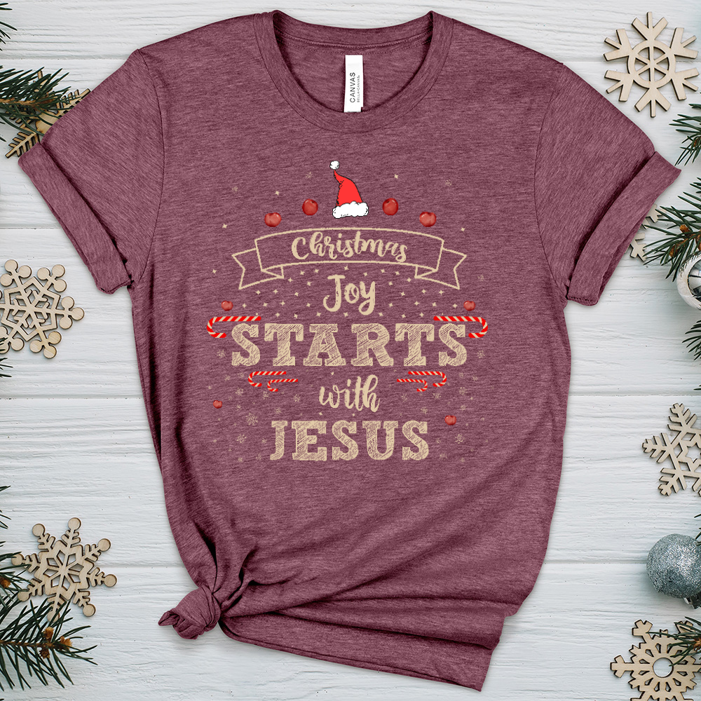 Christmas Joy Heathered Tee