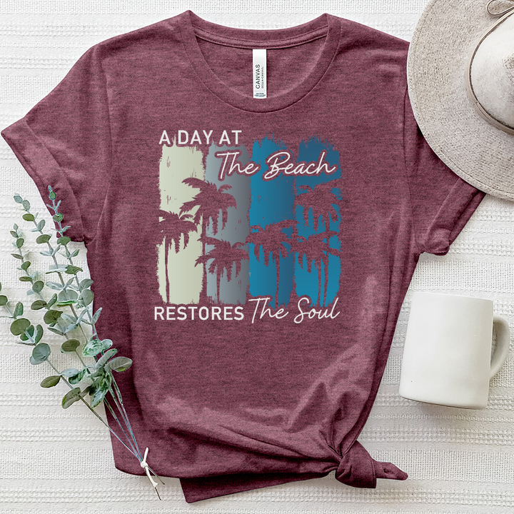 Restores The Soul Watercolor Heathered Tee