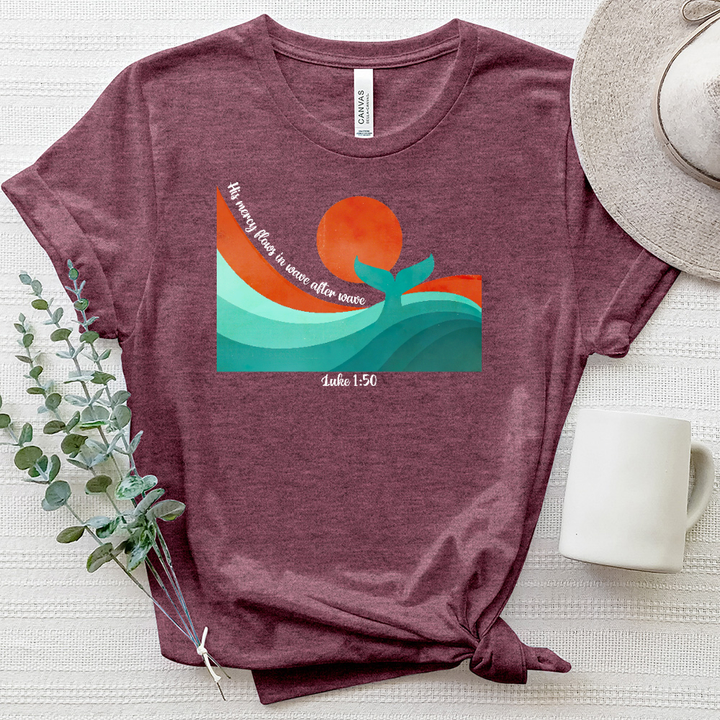 Wave After Wave Heathered Tee