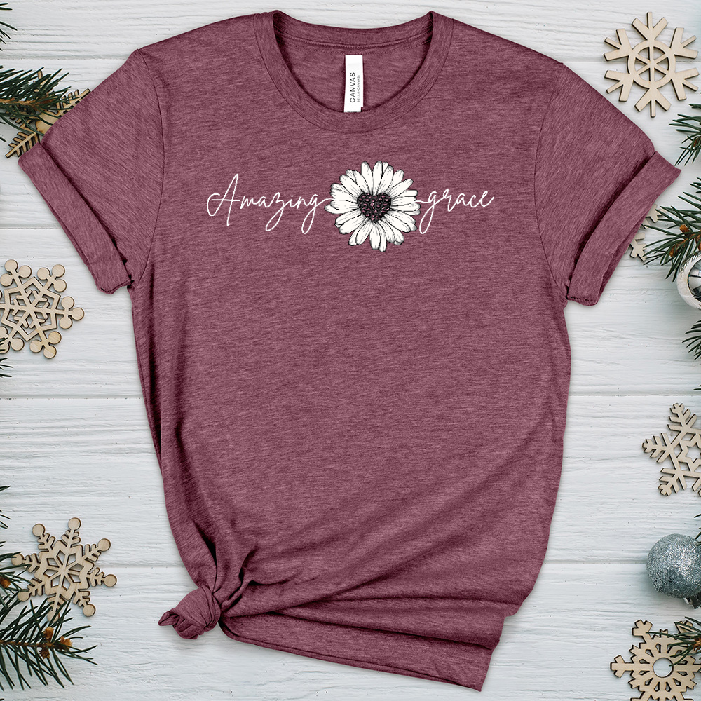 Amazing Grace V4 Heathered Tee