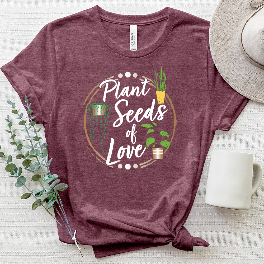 Plant Seeds Of Love Circle Heathered Tee