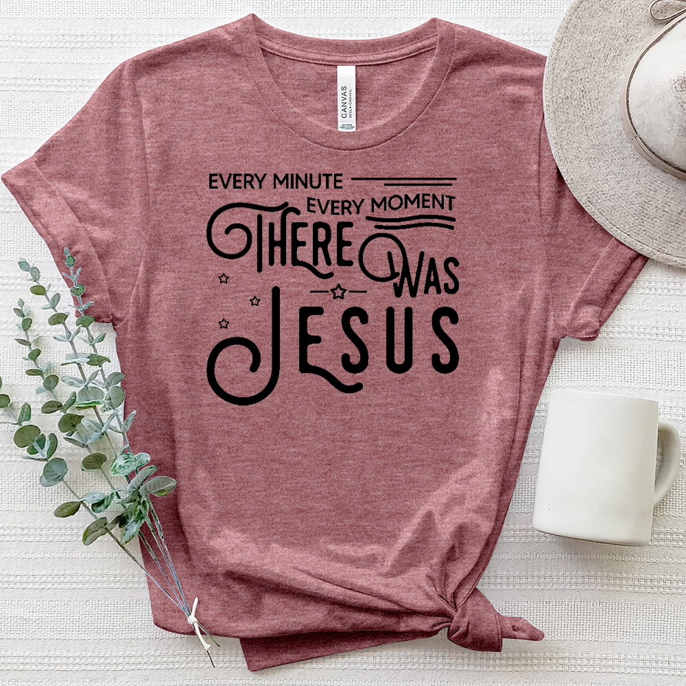 There Was Jesus Heathered Tee