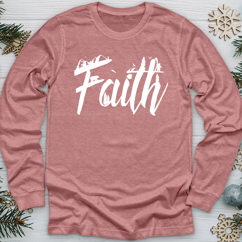 Faith Bear 02 Long Sleeve Tee