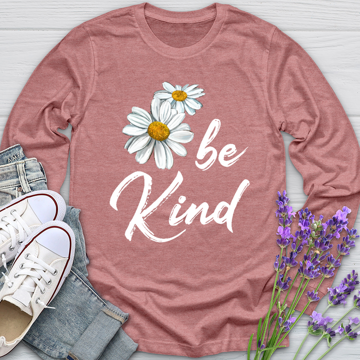 Be Kind Daisy Long Sleeve Tee