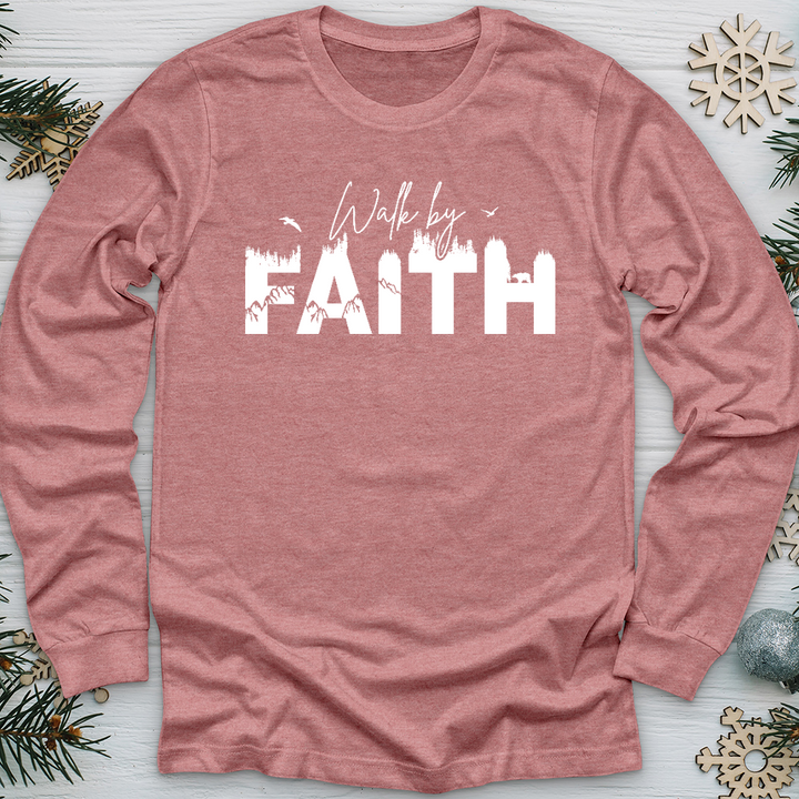 Walk by Faith Wilderness 02 Long Sleeve Tee