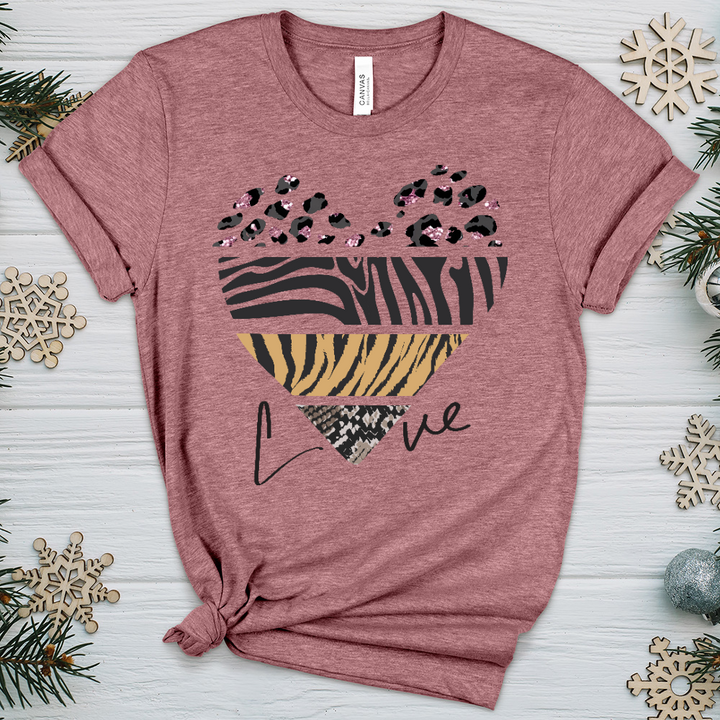 Love Is Wild 4 Heathered Tee