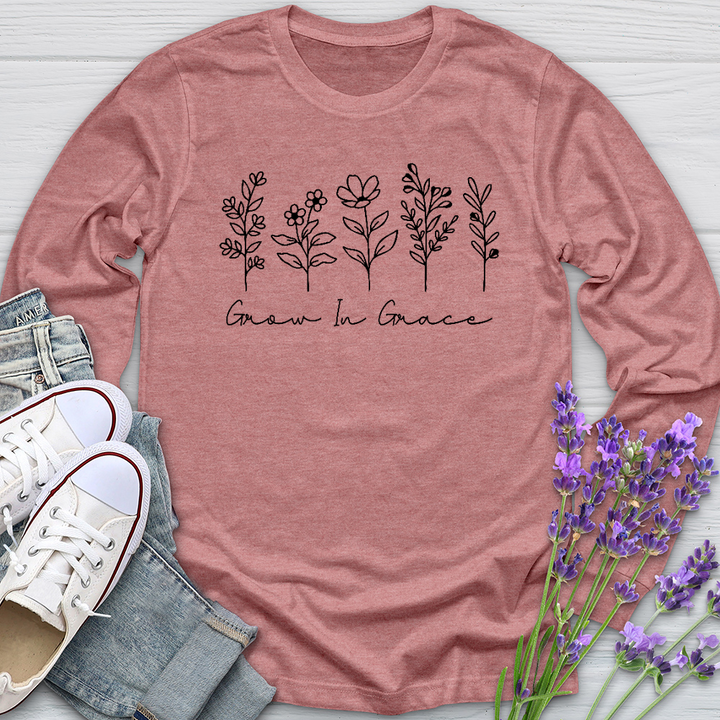 Grow In Grace Long Sleeve Tee