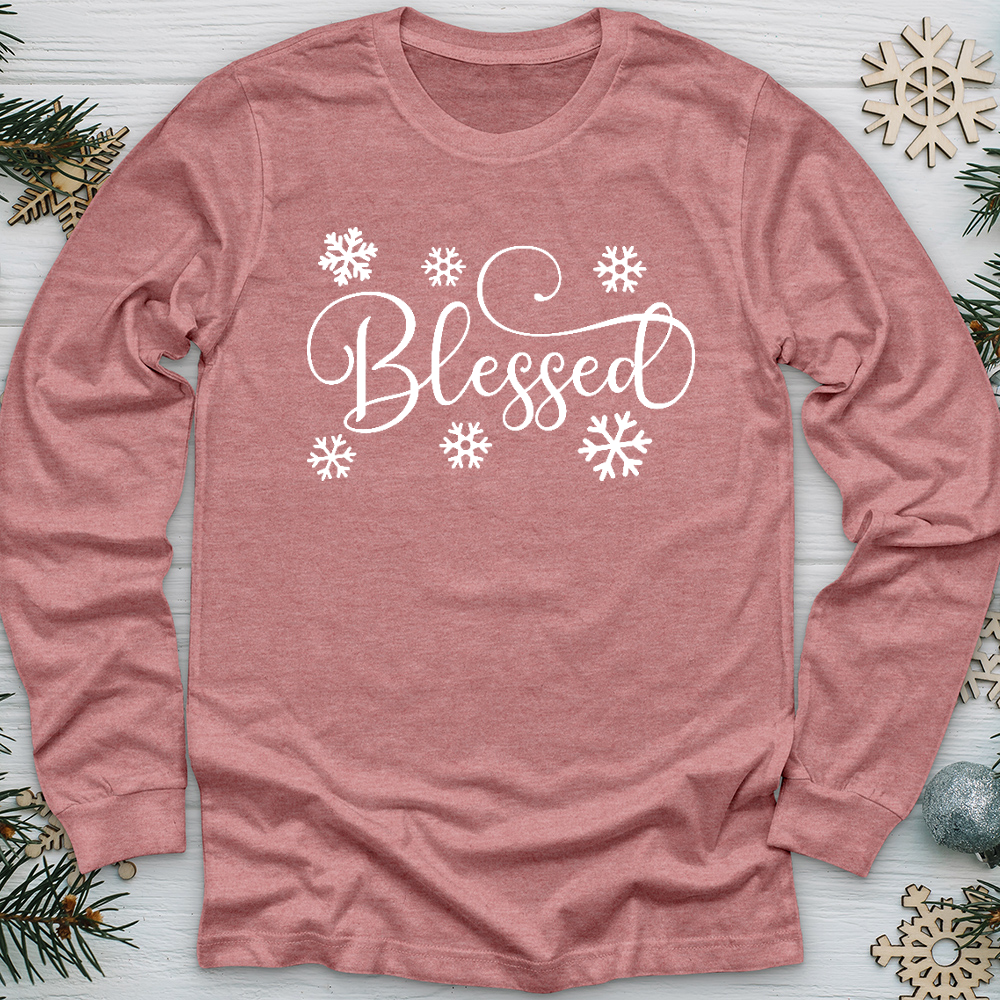 Blessed Snowflake Long Sleeve Tee