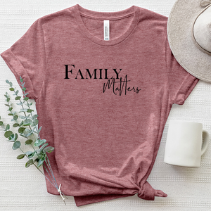 Family Matters Heathered Tee