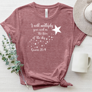 The Stars of the Sky Genesis 264 Heathered Tee