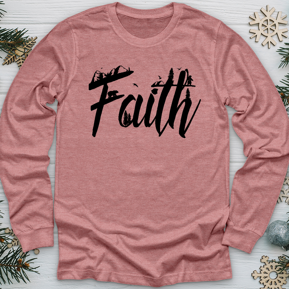 Faith Bear 01 Long Sleeve Tee