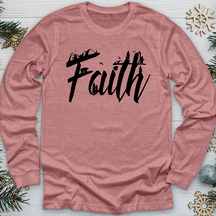 Faith Bear 01 Long Sleeve Tee