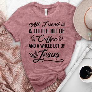 Whole Lot Of Jesus Heathered Tee