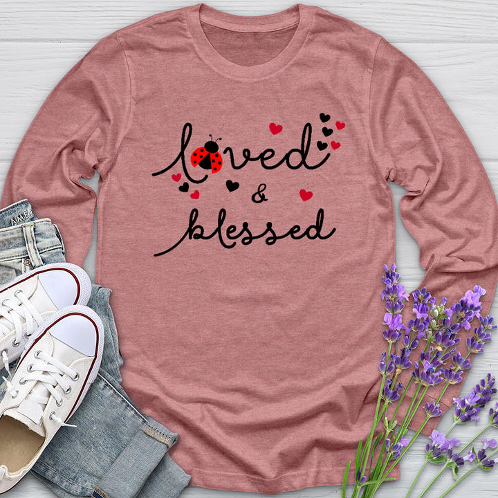 Loved & Blessed Ladybug Long Sleeve Tee