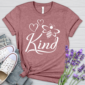 Bee Kind 01 Heathered Tee