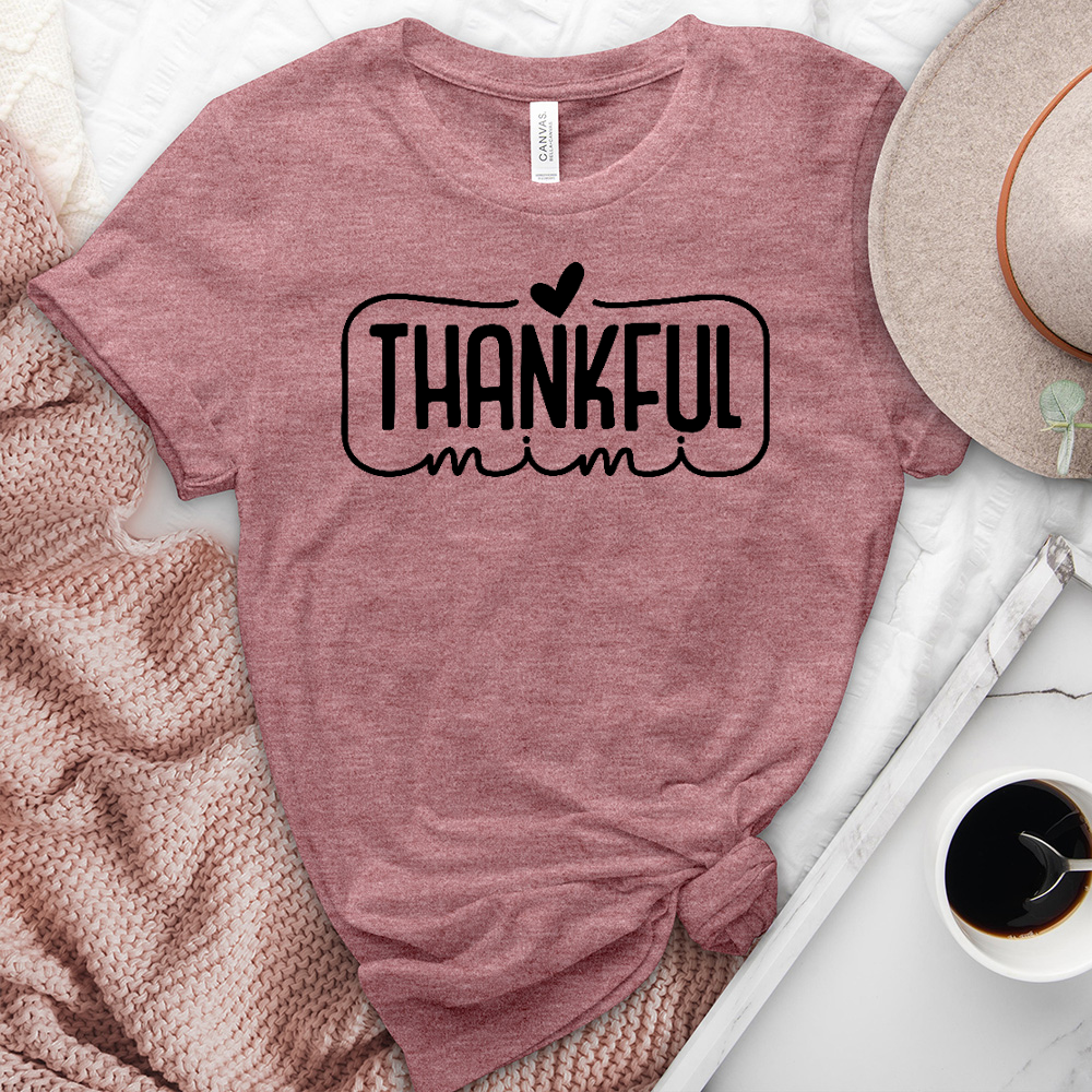 Thankful Mimi Heathered Tee