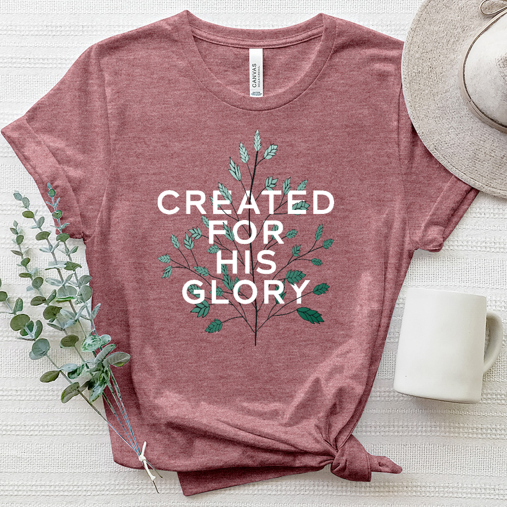 Created For His Glory Heathered Tee