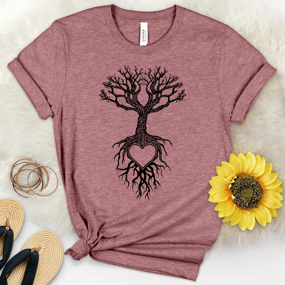 Tree of Love Heathered Tee