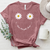 Live Laugh Love Smiley Face Heathered Tee