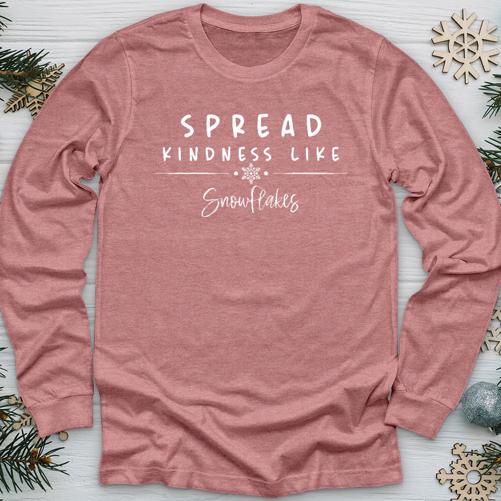 Snowflake Kindness Long Sleeve Tee