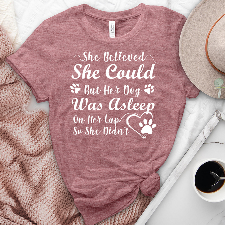 She Believed She Could Heathered Tee