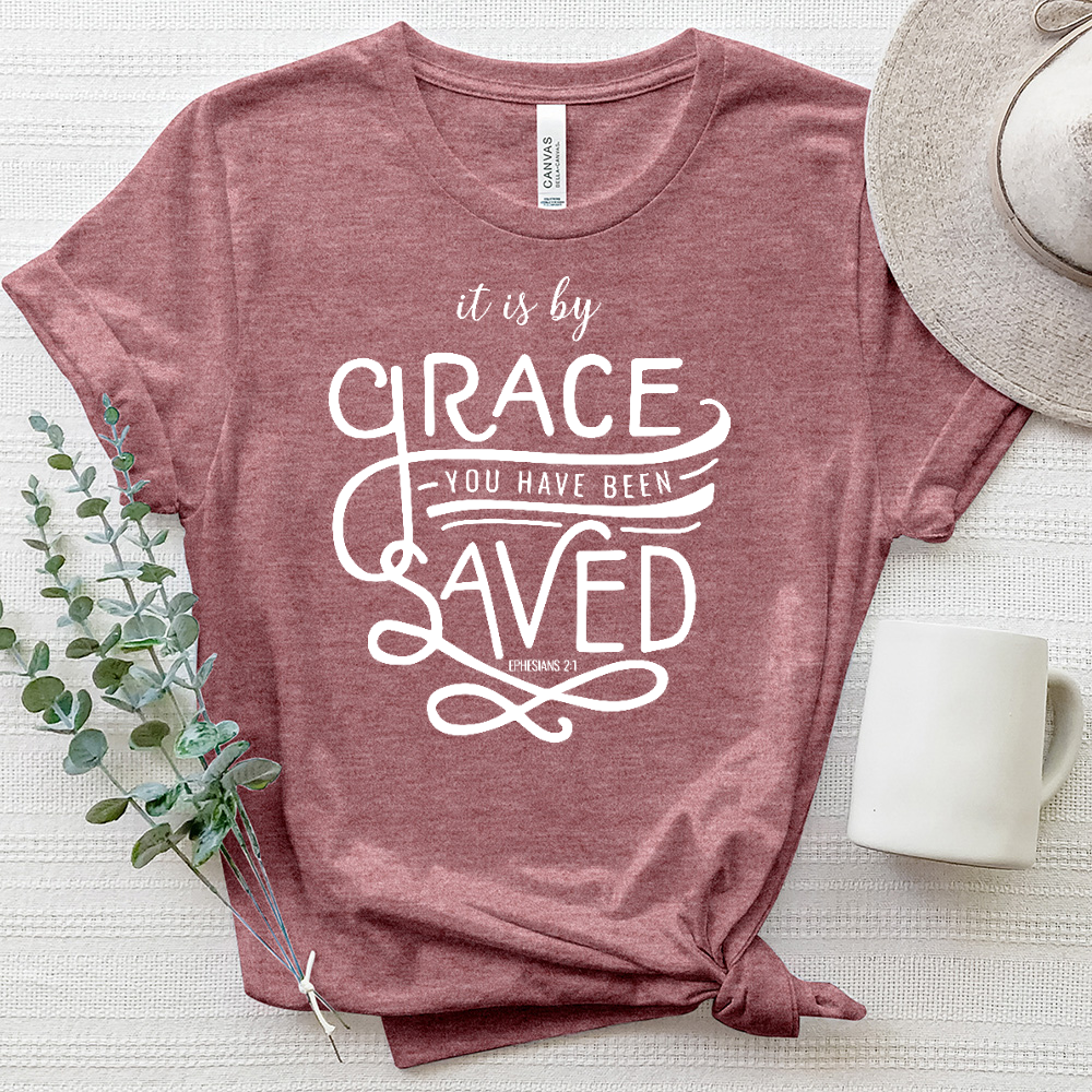 It Is by Grace Heathered Tee