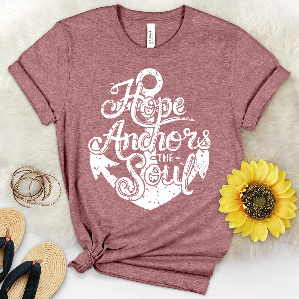 Hope Anchors Art Heathered Tee