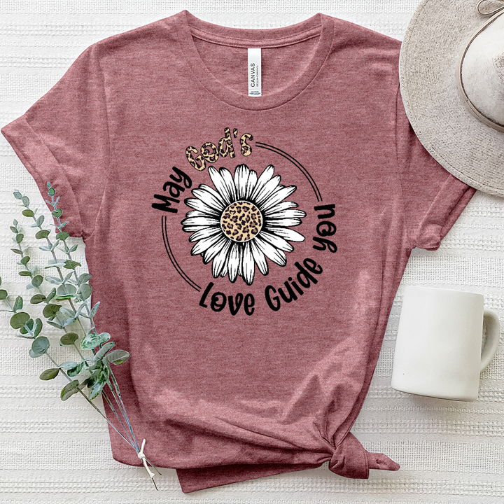 My God's Love Sunflower Heathered Tee