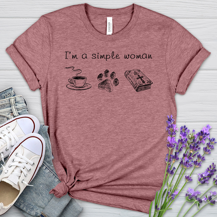 Simple Woman Heathered Tee