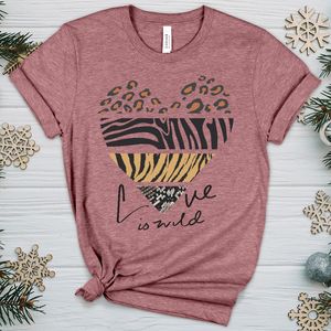 Love Is Wild Heathered Tee