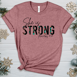 She is Strong 04 Heathered Tee