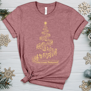 Immanuel Musical Tree Heathered Tee