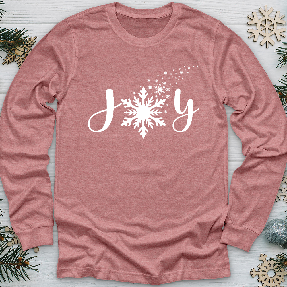 Joy Snowflake Long Sleeve Tee