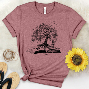 Tree Of Knowledge Heathered Tee