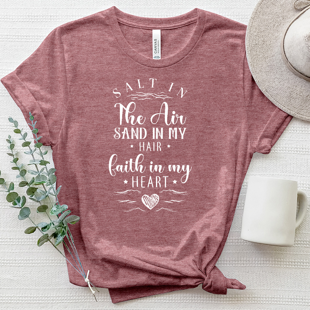 Faith in My Heart Heathered Tee